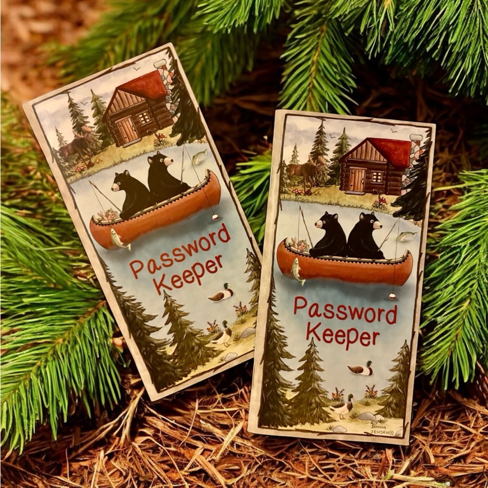 Bear password keepers, NEW set of 2, made in the USA